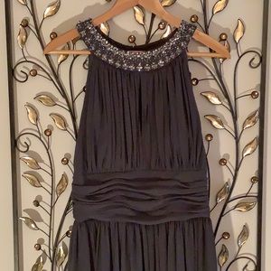 CLEARANCE! Greek-Goddess Style Cocktail Dress w/Sequins neck-detail